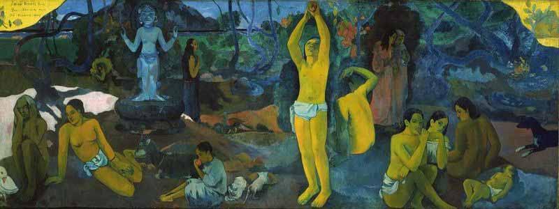 Paul Gauguin Where Do We Come From What Are We Where Are We Going oil painting image